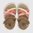 Sandalias Velcro De Niña Multicolor Talla 26