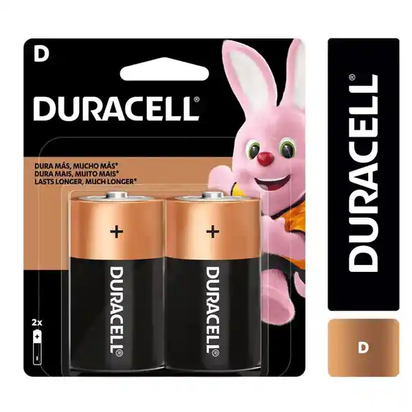 Pilas Duracell D 2 Un