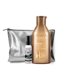 Set Shampoo All Soft + One United Redken + Cosmetiquero