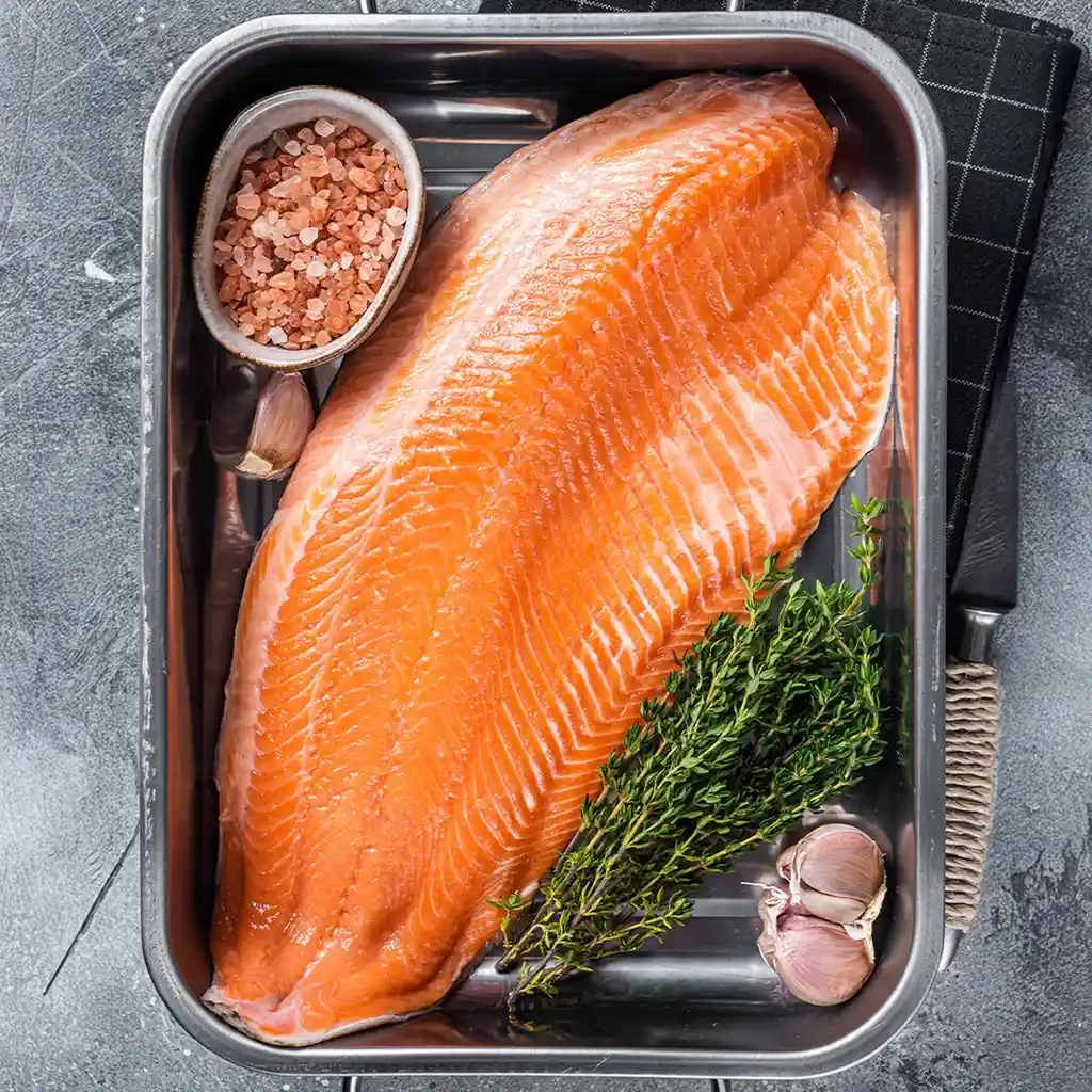 Filete Salmón Con Piel Select Premium 1-2 Lb - 1.5 Kg