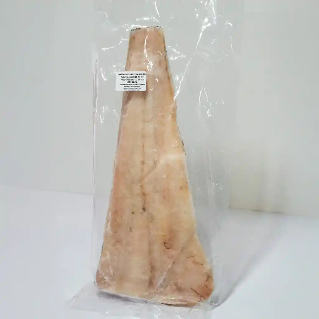 Filete De Merluza Austral Con Piel 1.5 Kg