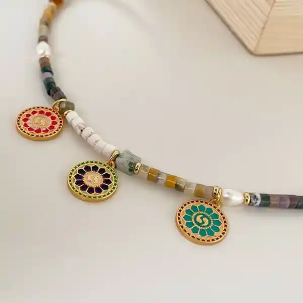 Collar Aura Bañado Oro