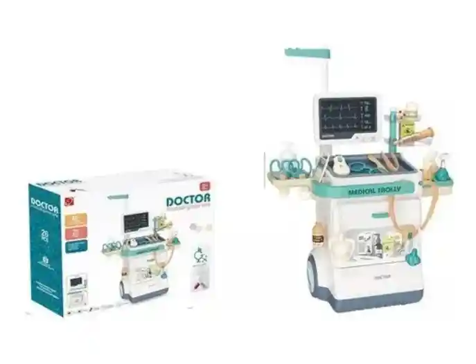 Set De Juego Consultorio Medico Electrocardiograma 26 Pzas