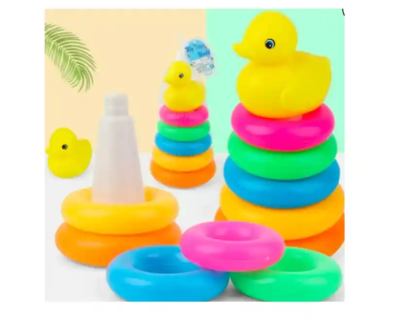 Juguete Aros Apilables Juego Niños Bebés Didácticos
