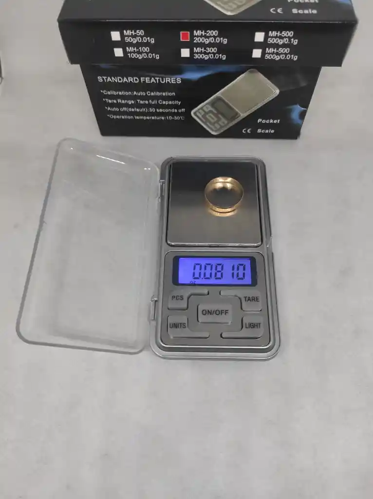 Mini Balanza Gramera Digital 0.01g/ 200g/