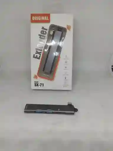 Adaptador Hub Extensor Metálico Tipo Iphone 2 Usb 2.0 + 1 Usb + 1 Lightning 4 En 1