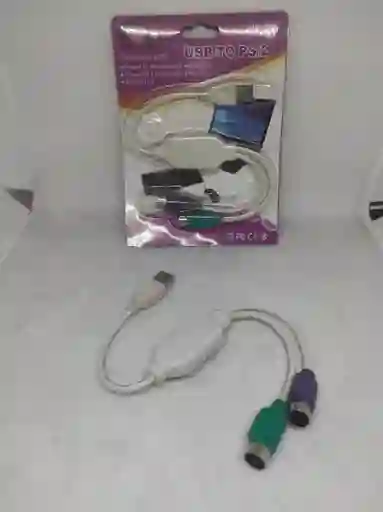 Adaptador Usb A Ps/2 Para Teclado Y Mouse