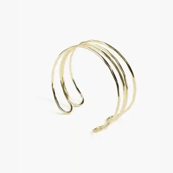 Esclava Líneas Irregulares Dorado