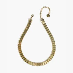 Collar Rectángulos Dorado