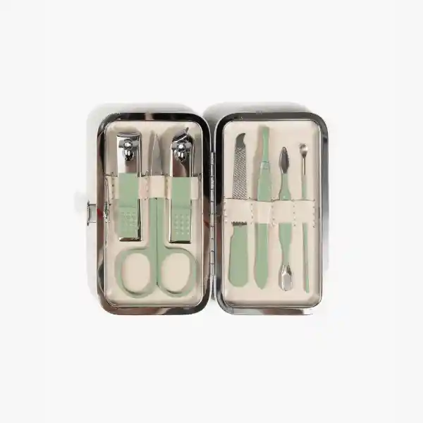 Set Manicure Hojas Verde
