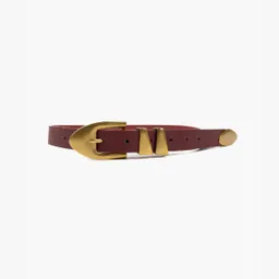 Cinturón Hebilla Punta M/l Rojo