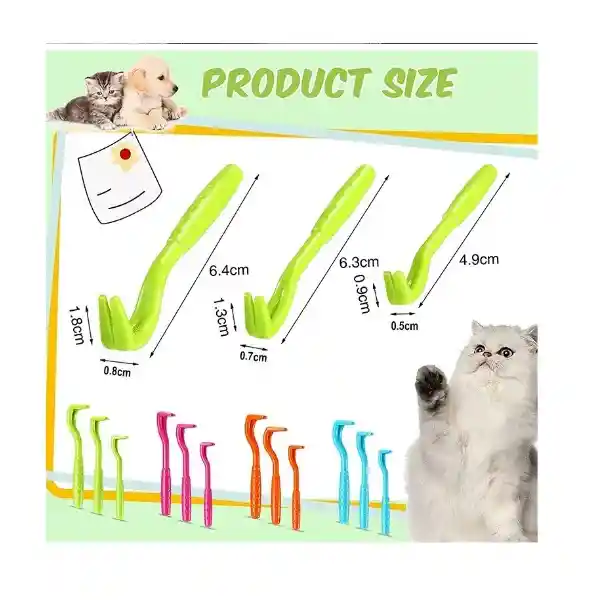 Herramienta Pinzas Para Extraer Garrapatas A Perros Y Gatos Removedor Para Quitar Garrapatas Set 3 Unidades