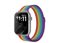 Correa De Reloj Compatible Con Apple 42/44 Y 45mm Metalica