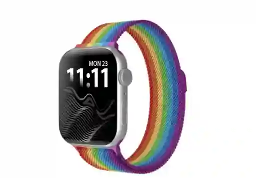 Correa De Reloj Compatible Con Apple 42/44 Y 45mm Metalica