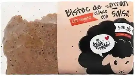 Bistec De Seitan Con Salsa No Vives De Ensalada