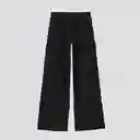 Pantalón Cargo Bolsillos Negro R 40 Mujer Raindoor