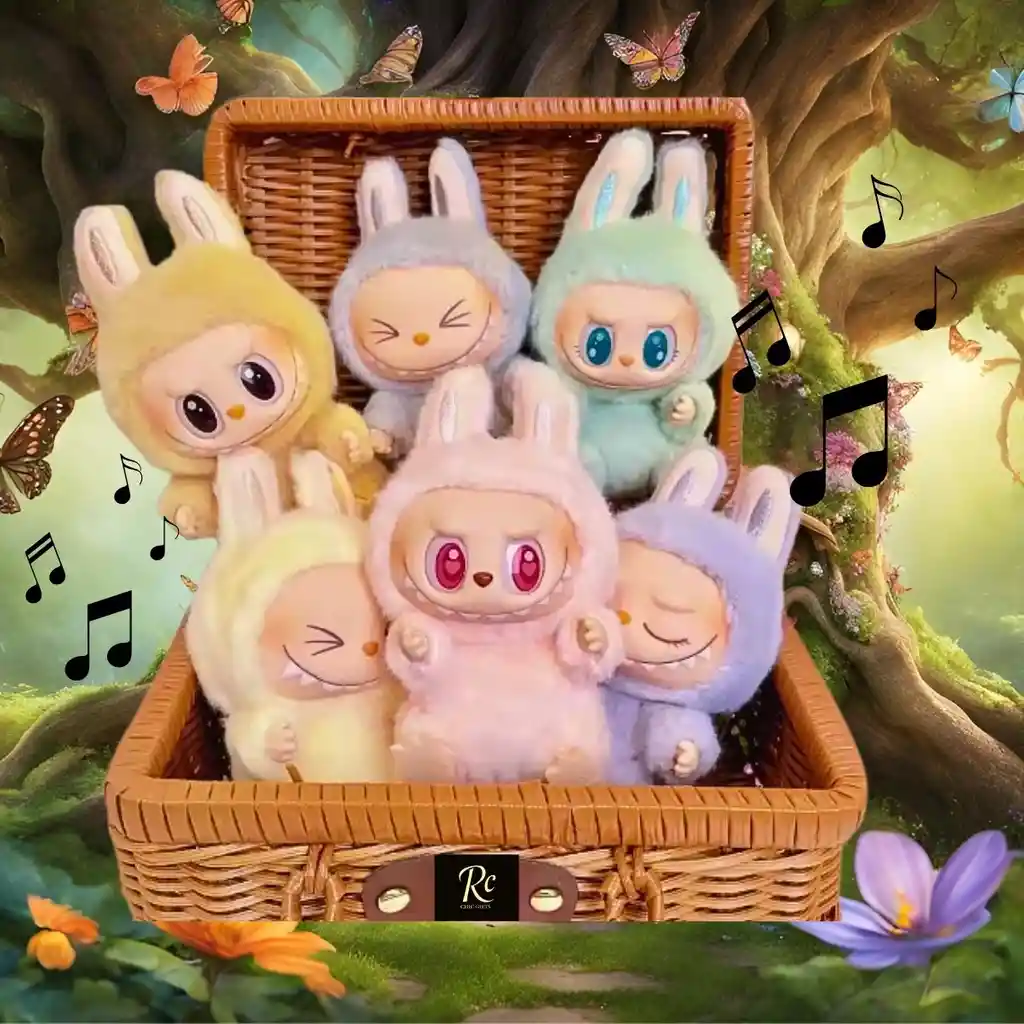 🌟 Llavero De Peluche Labubu (modelos Virales Con Música, Luces Y Glow)