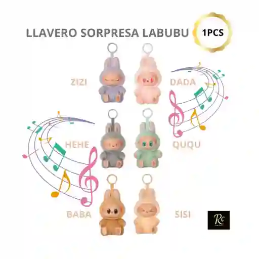 🌟 Llavero De Peluche Labubu (modelos Virales Con Música, Luces Y Glow)