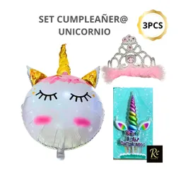 🦄✨ Set Cumpleañer@ Unicornio – ¡magia, Color Y Diversión Asegurada!