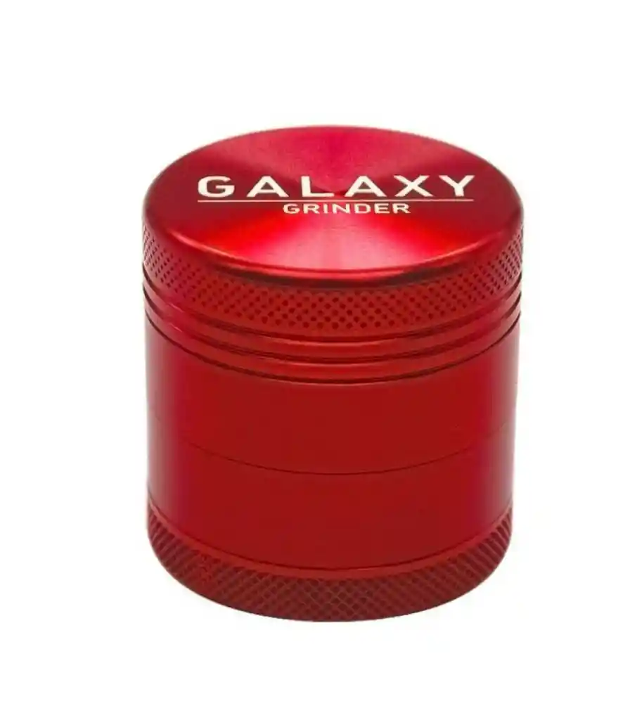 Moledor Galaxy Grinder 38mm Aluminio 4 Partes Red