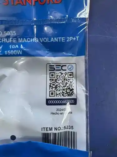 Enchufes Para Toma De Corriente Macho 3 Agujeros Con Tierra