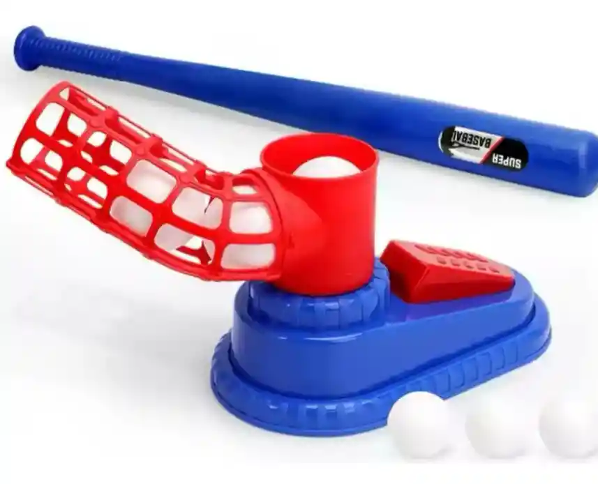 Juego Lanza Pelotas Infantil Entrenamiento De Beisbol