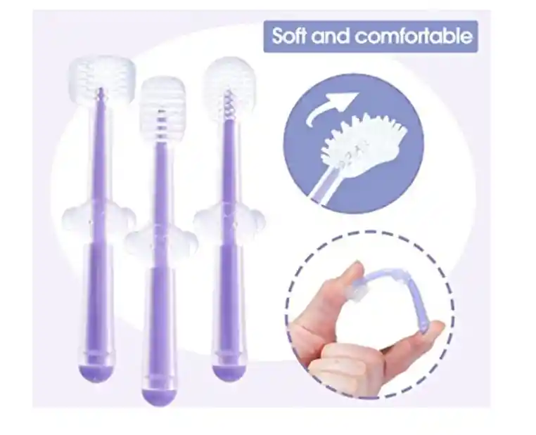 Set Cepillos De Dientes Para Bebe Con Estuche