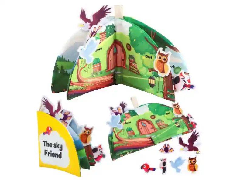 Libro Sensorial De Estimulación Temprana Para Bebé