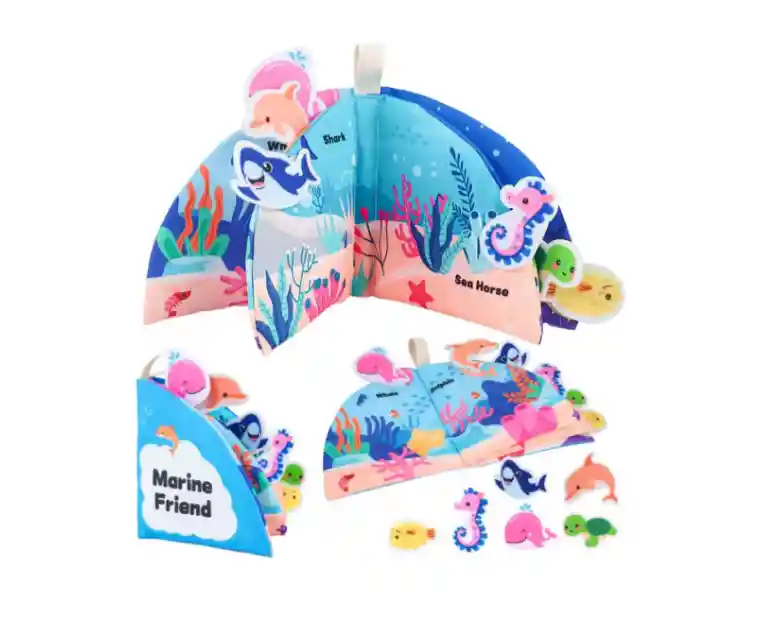 Libro Sensorial De Estimulación Temprana Para Bebé