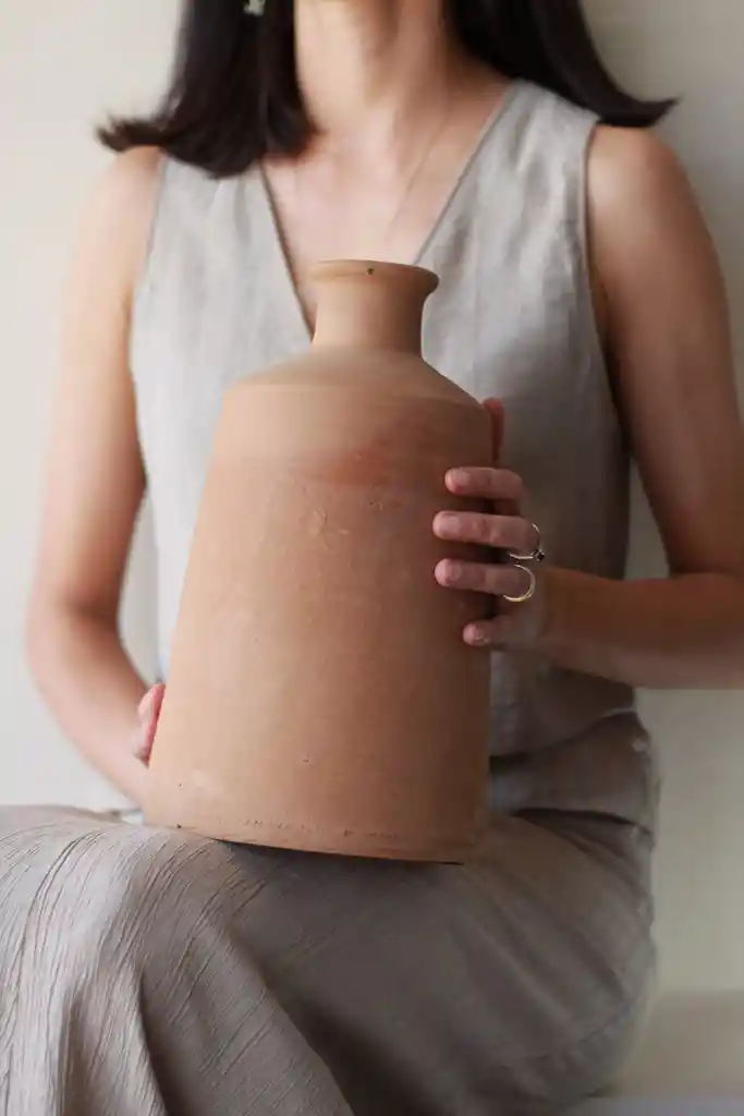 Florero Alto Terracota