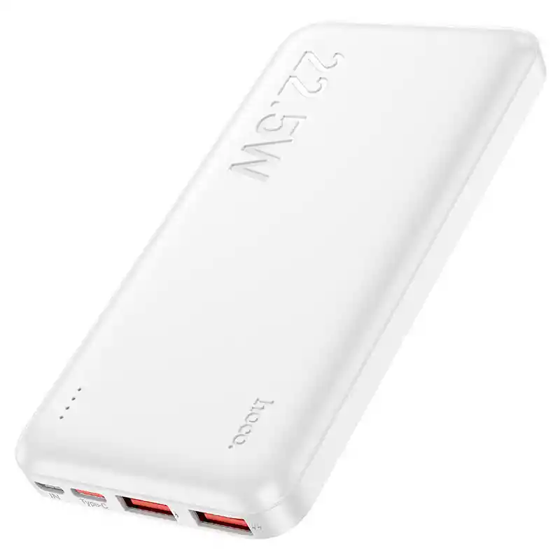 Power Bank Hoco J101 Ultra-thin 10,000mah 22.5w Blanco