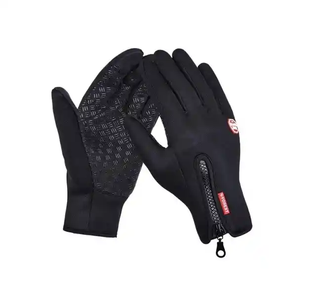 Guantes Termicos Windstoper Pantalla Tactil Celular Touch Screen Smartphoone Impermeable Safe Touch Invierno, Ciclismo, Camping Color Negro Talla L