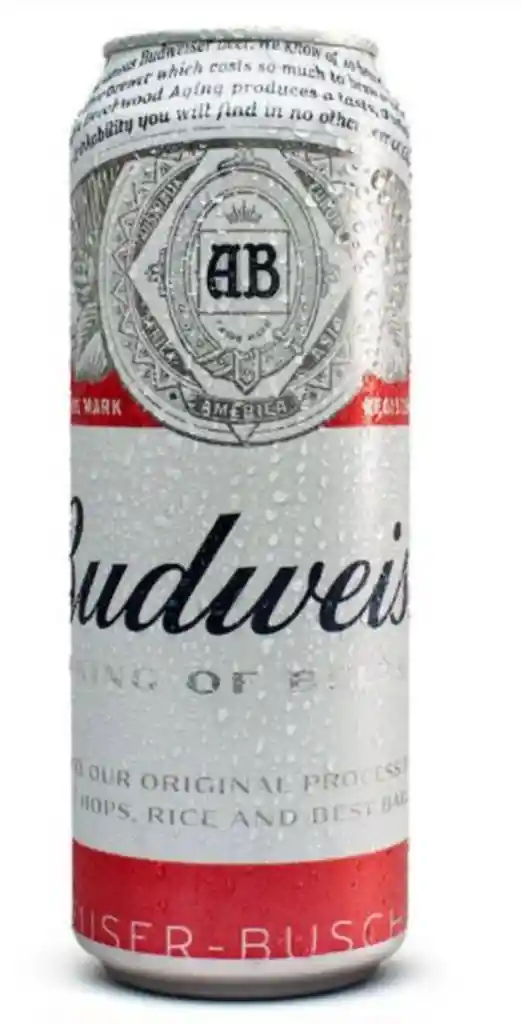 Cerveza Budweiser Latón