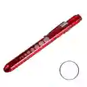 Linterna Tipo Lapiz Color Rojo Regla Led Medica Para Diagnostico Medico Metal Pilas Aaa De Bolsillo Para Ojos