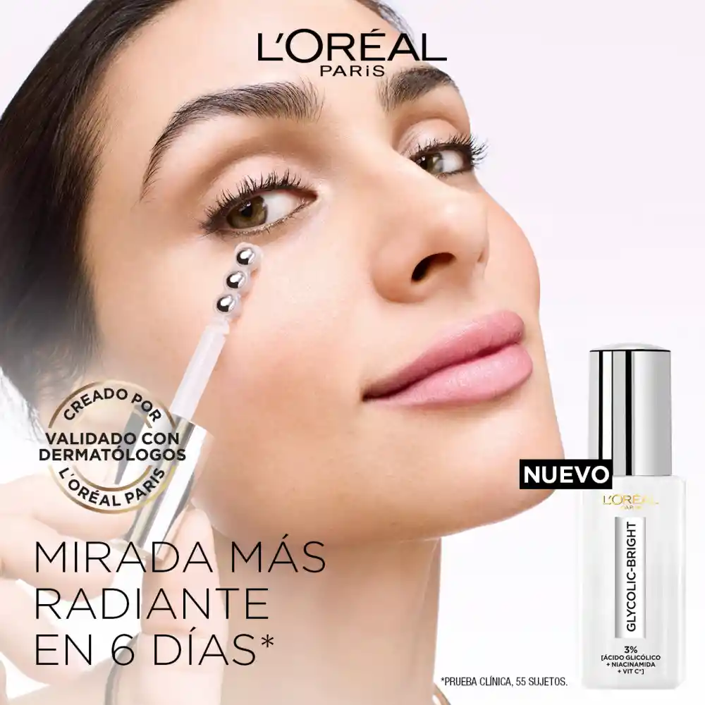 Loreal Sérum De Ojos Glycolic Bright 20g