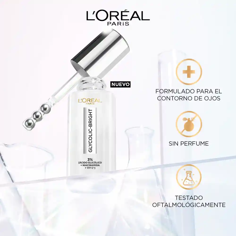 Loreal Sérum De Ojos Glycolic Bright 20g