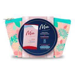 Mia Toallita Desmaquillante Suave Piel Sensible X25 + Cosmetiquero