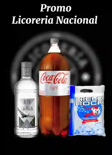 Promo Alto Transparente + Coca Light 3l + Hielo 1kg