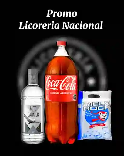 Promo Alto Transparente + Coca Normal 3l + Hielo 1kg
