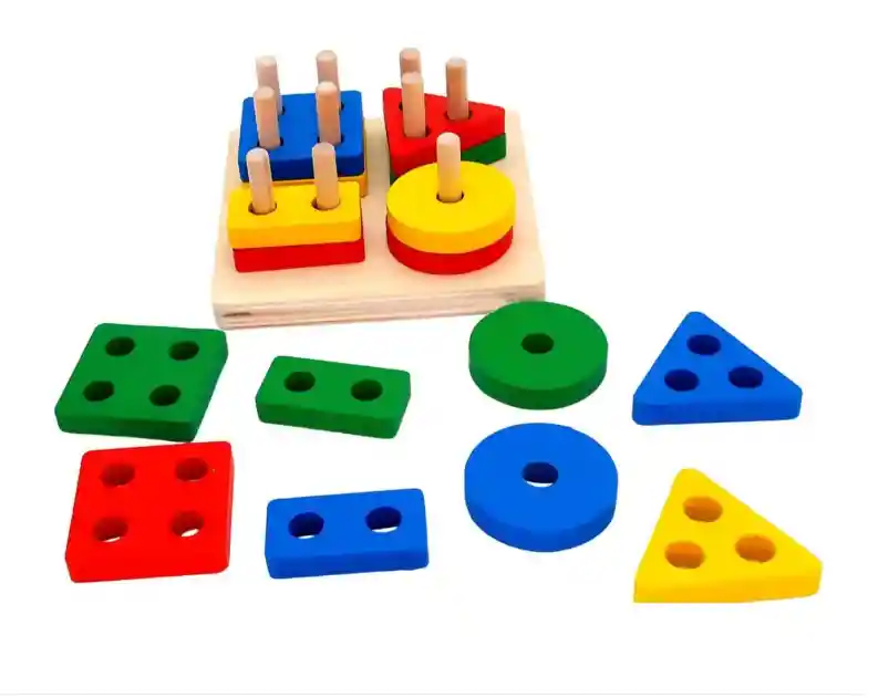 Juego De Madera Didáctico De Encaje Para Niños