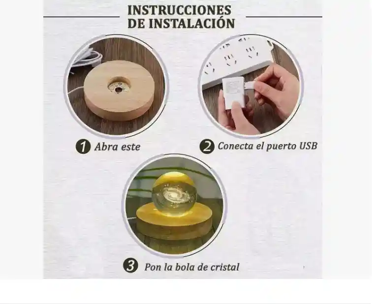 Esfera De Cristal Y Madera Con Blanca Astronauta Lunar