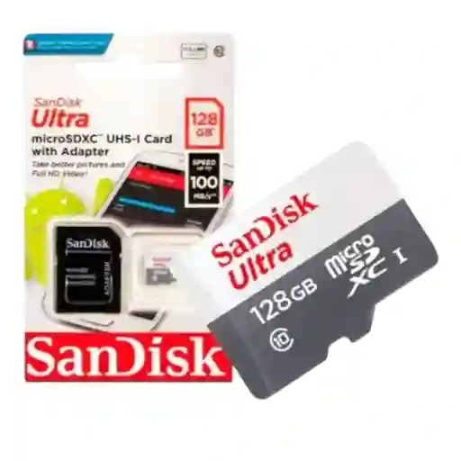 Sandisk Memoria Micro Sd 128 Gb 100mbps