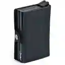 Billetera - Double - Negro, Sin Monedero