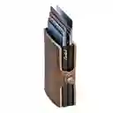 Billetera - Double - Café Oscuro, Sin Monedero