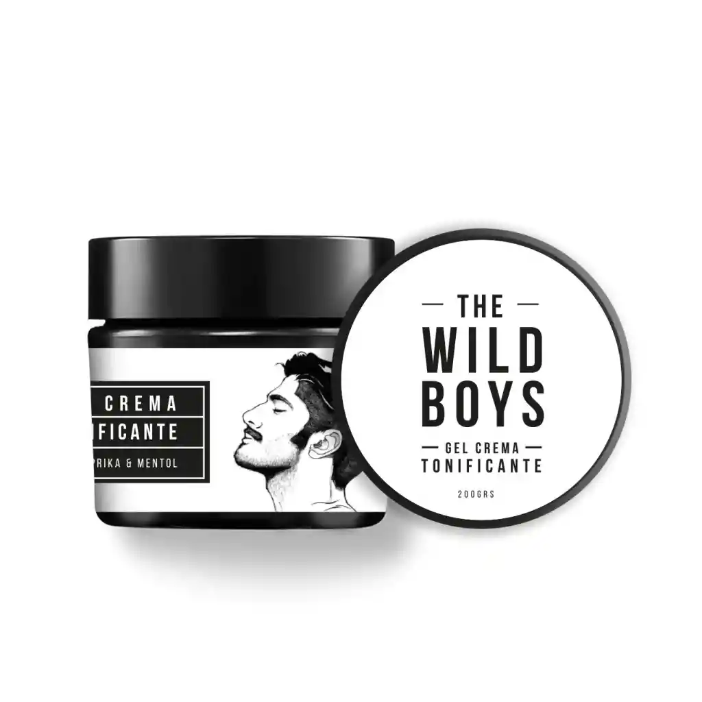 Gel Crema Tonificante The Wild Boys Paprika Mentol