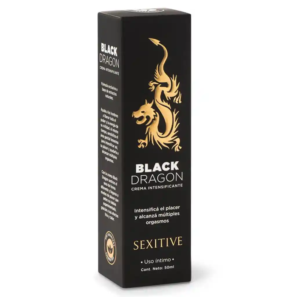 Crema Íntima Intensificante Black Dragon - Power Experience.