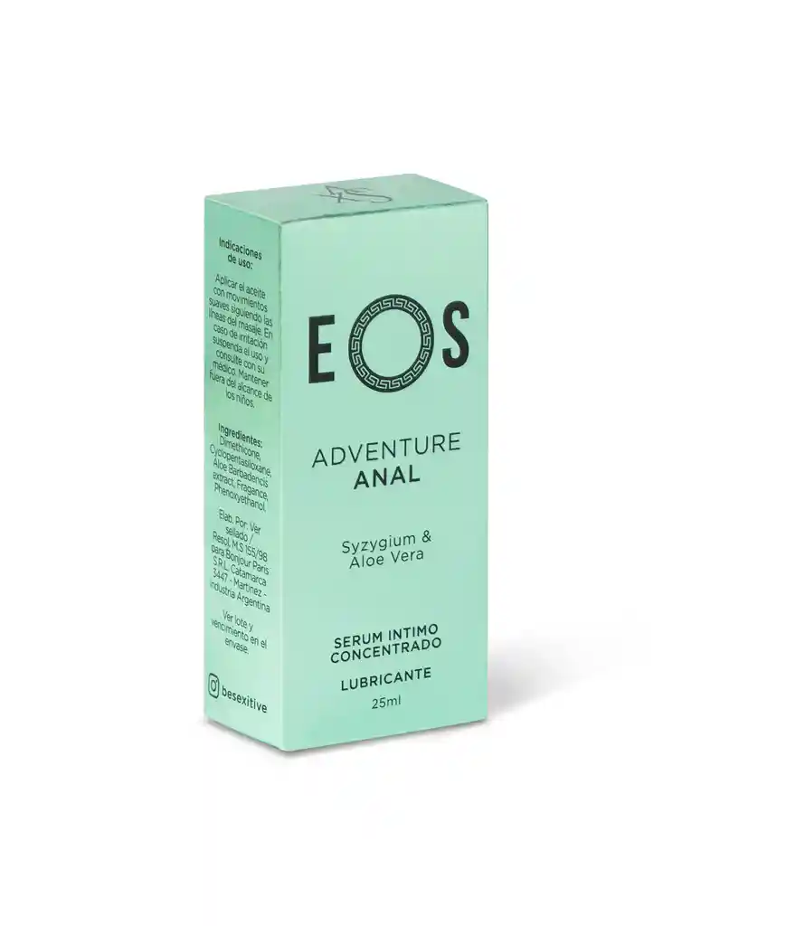 Serum Íntimo Concentrado Eos Adventure Anal
