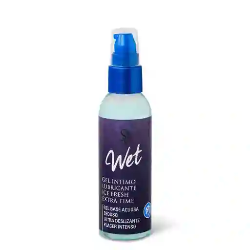 Wet Gel Lubricante Ice Fresh, Extra Time