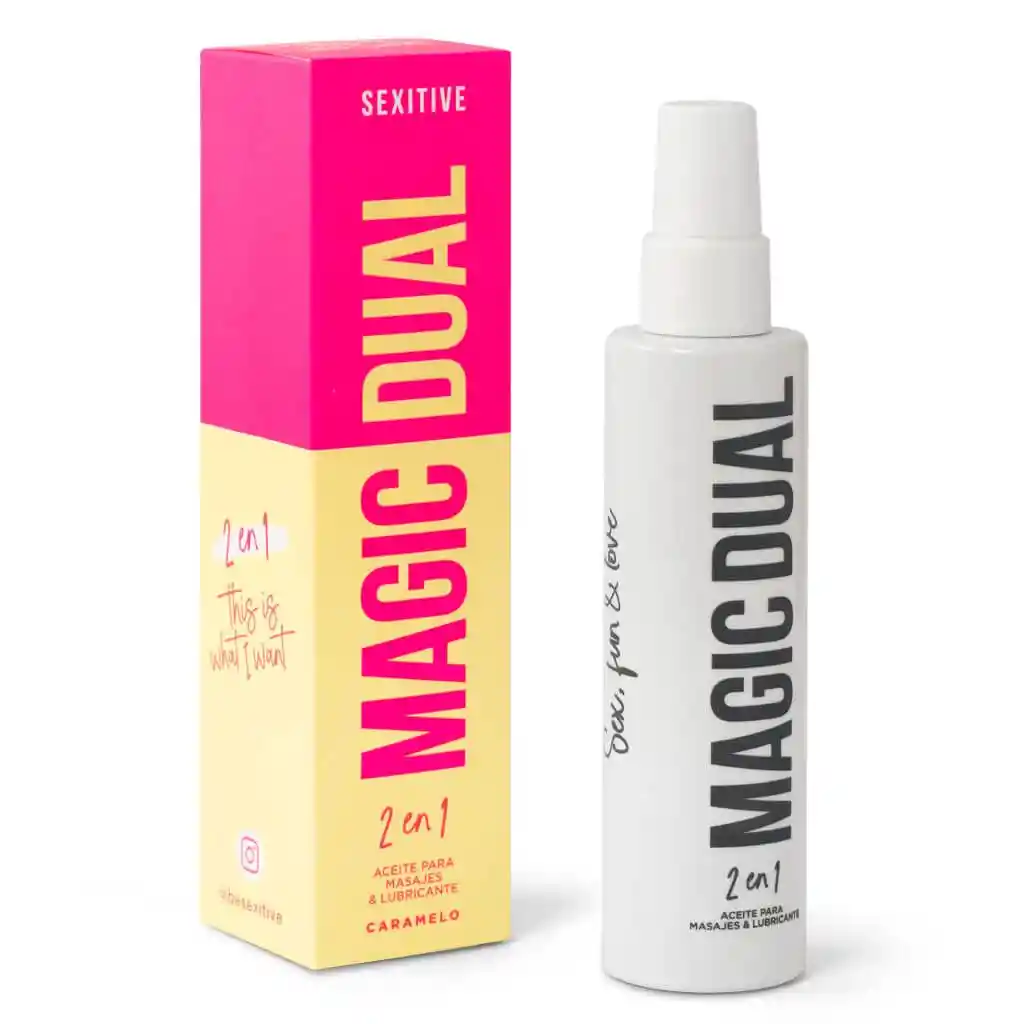 Magic Dual Caramelo - Aceite Para Masajes & Lubricantes.