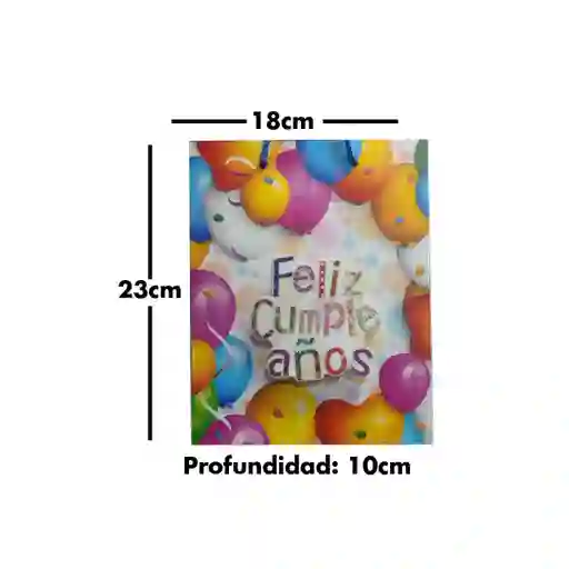Bolsa De Regalo Chica Feliz Cumpleaños Hombre